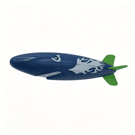 CYFW Shark Torpedo Pool Toys (Large) (1, Blue) Durable Pool Torpedo