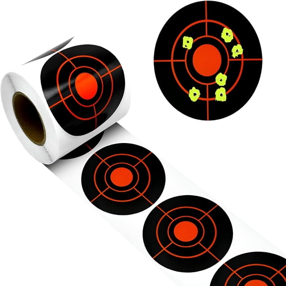 CYFW Shooting Targets,3"Splatter Targets Stickers Self Adhesive Target for Shooting Range Reactive Paper Target for Shootings Gun Target for Airsoft,Rifle,Pistol Shooting Practice