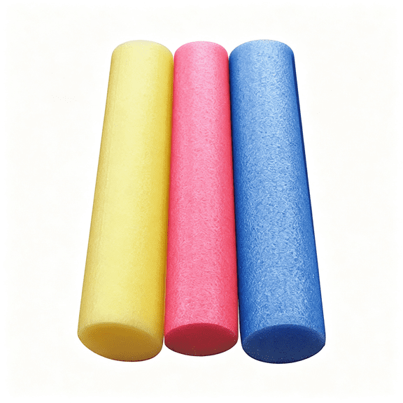 CYFW Solid Extra Long Pool Noodles-3 Pack-Approx. 55 Inchx2.75"Durable Floating Foam Tubes-Premium Foam Noodle for Swimming, Crafts, Exercise, and Water Activities