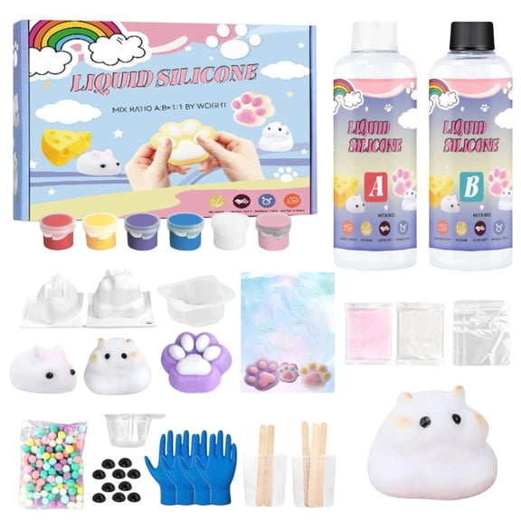 CYFW Squishy Making Kit - Travel Friendly Squishy Craft Set - Portable Diy Art Activity Kit for Kids - On-The-Go Fun for Road Trips & Vacations