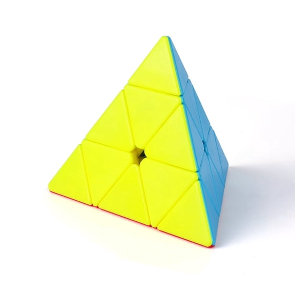 CYFW Stickerless Pyramid Magic Cube Puzzle Toys