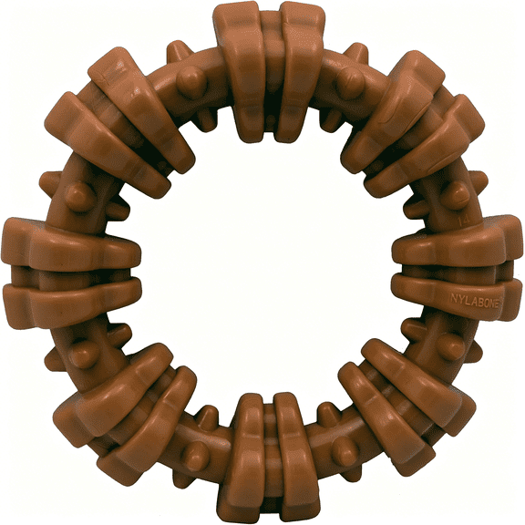 CYFW Textured Ring Power Chew Toy for Large Dogs,Durable Dog Toys for Aggressive Chewers,Strong Dog Chew Bones to Keep Them Busy,Flavor Medley,X-Large - 50+ Lbs,1 Count