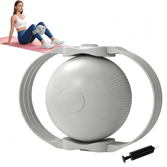 CYFW Thigh Exerciser, Inner Thigh Exerciser, Thigh Trainer Kegel Exerciser for Women with Adjustable Resistance, Thigh Toner Workout Equipment Pilates Ball for Home Gym