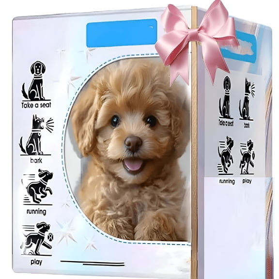 CYFW Upgraded Robot Dog, Realistic Robot Puppy - Interactive Robotic Pet That Sits, Barks, Walks Runs Like a Real Dog