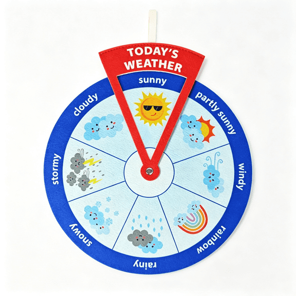 CYFW Weather Wheels,Educational and Learning Activities for Kids,Preschool Learning Toys,Classroom Decor Weather Chart for Classroom