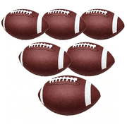 CYFW Youth Size 6\/Official Size 9 Footballs Bulk, Inflatable for Youth, Junior, Adult, College, High School, Regulation Size Football, American Football, Composite Leather Football