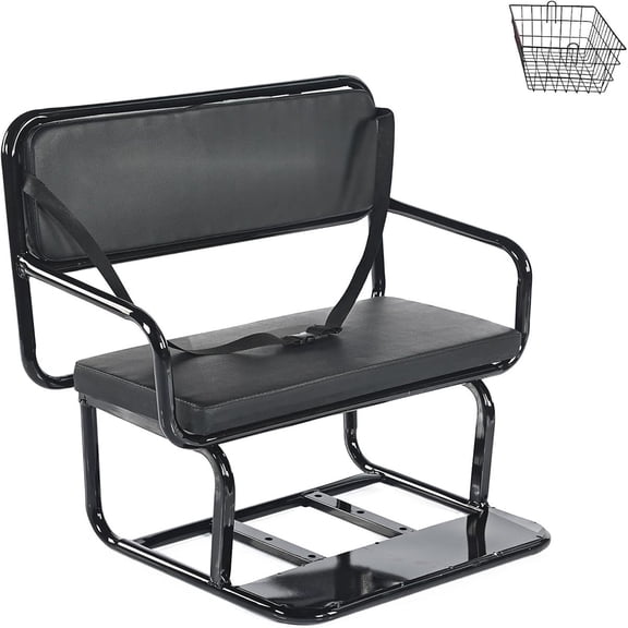 CYGG Rear seat of an adult tricycle, the rear seat of an electric tricycle is equipped with a seat belt and can accommodate two children