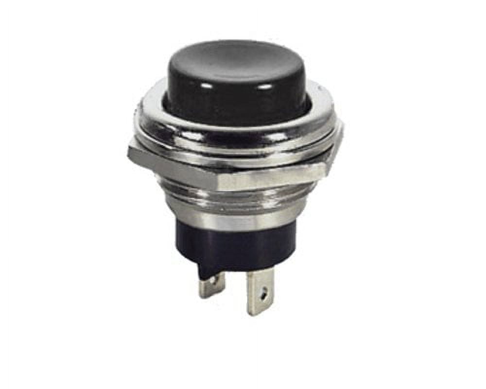 CYGUSA SPST Normally Closed Push Button Switch BLACK