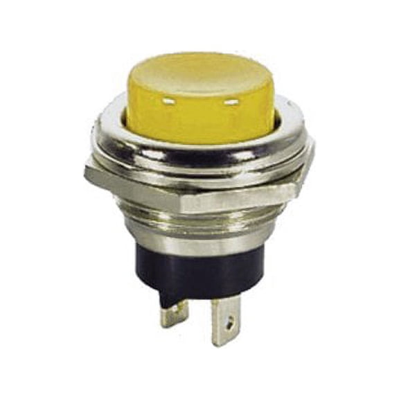 CYGUSA SPST Normally Closed Push Button Switch - YELLOW