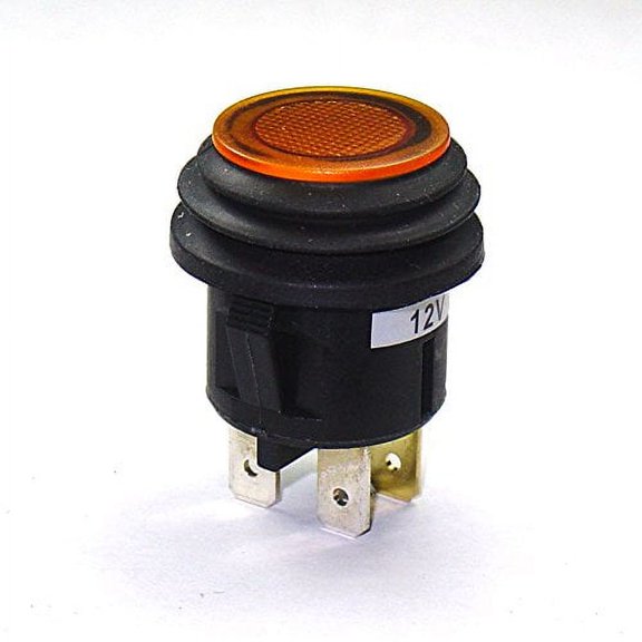 CYGUSA USA Illuminated Automotive Switch - Amber