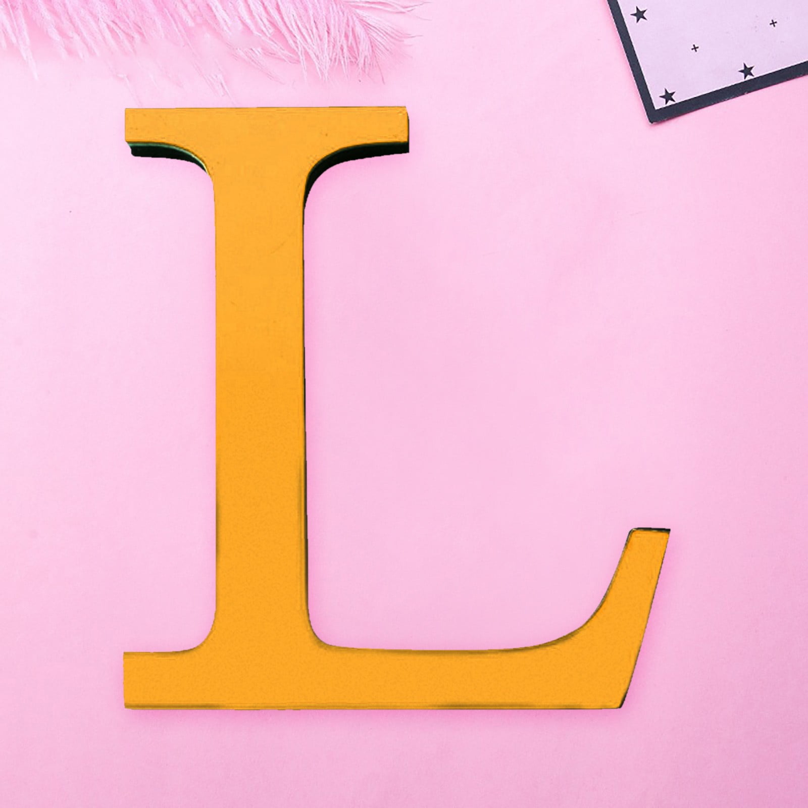 CYIHEYFU26 Letters DIY 3D Mirror Acrylic Wall Sticker Decals Home Decor