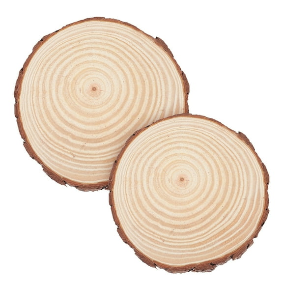 BESTYASH Wood Ornament Garden Paver Beige 2Pcs