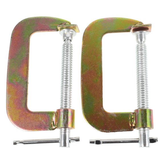 CYLINDSOME 2pcs Tabletop Mounting Clamp Metal Woodworking Clamp Home Improvement Tool