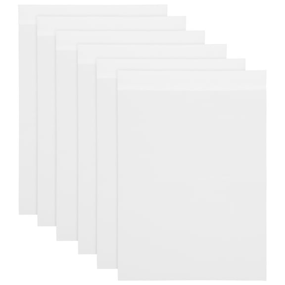 ORDDIART Outdoor Garden Flags White 300D Oxford Fabric Business Owners Christmas 6Pcs 18.1X12.4In