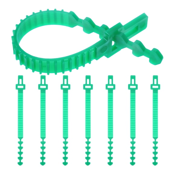 ORDDIART 8Pcs Garden Tree Straps for Staking Flexible Green Tree Ties with Strong Wear Resistance