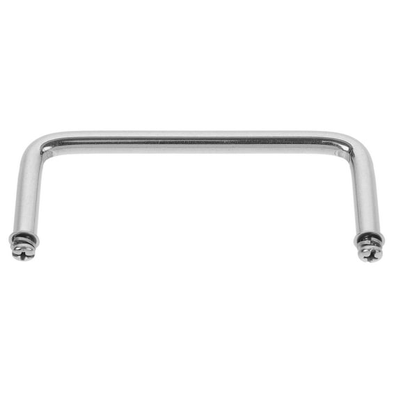 Buffet Tray Handle for Home Silver Stainless Steel Easy Operation Flip Top Design 7 Inch