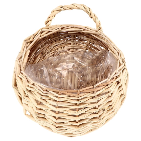 ORDDIART Wall Mount Woven Baskets Wicker Storage Family Wall Hanging 1Pack