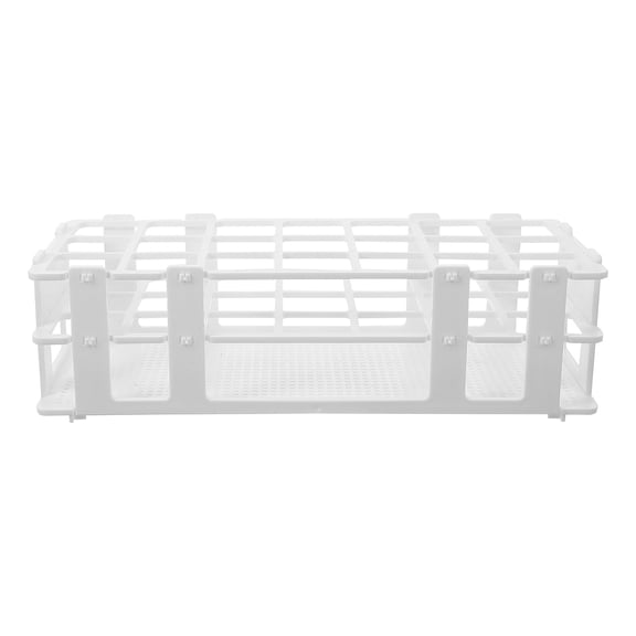 CYLINDSOME Hydroponic Glass Tube Organizer Rack Multi-grids Water Plant Tube Stand Plastic Holder Rack