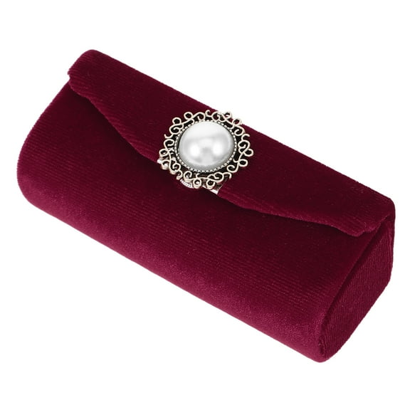 CYLINDSOME Single Lipstick Box Lipstick Container Lip Balm Organizer Bag Cosmetic Storage Case with Mirror