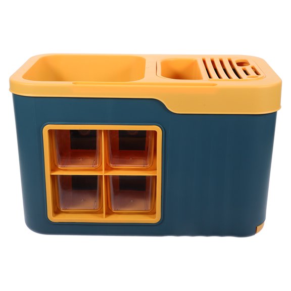 CYLINDSOME Spice Storage Container Salt Sugar Pepper Powder Container Spice Bottle Storage Rack