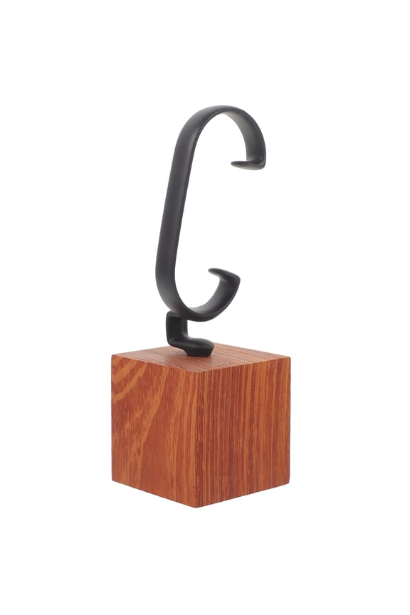 HEMOTON Wooden Watch Display Stand 5.7x1.96x1.96in Plastic Holder for Wristwatch Storage and Display Organizer