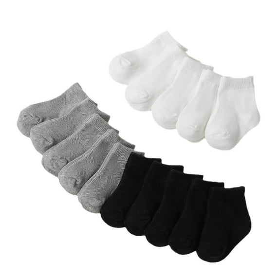 CYMMPU 20 Pairs Boys Athletic Socks Toddler Boys Girls Breathable Soft Cotton Socks Ankle Athletic Low Cut Kids Socks Multicolor,6 Months