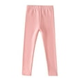 thumbnail image 1 of CYMMPU Girls Leggings Cotton Leggings for Girls Tween Full Length Stretchy Warm Tights Pants Cute Clothes for Girls Pink 10 Years, 1 of 5