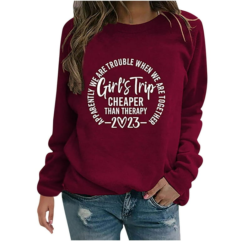 CYMMPU Plus Size Casual Sweatshirts Women's Holiday Tops Girls