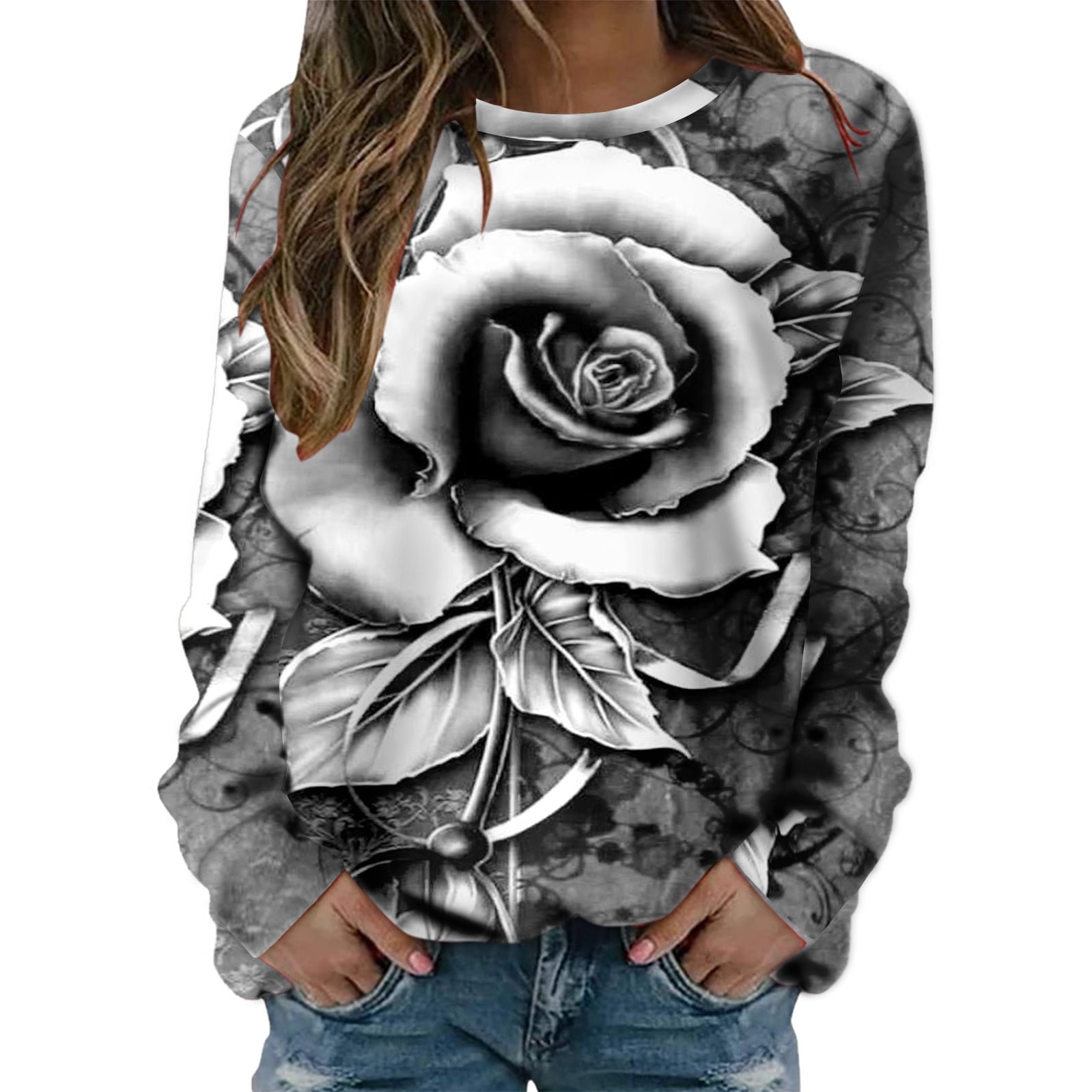 D rose best sale sweatshirt