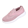 thumbnail image 1 of CYMMPU Women's Breathable Knit Slip On Walking Sneakers, Lightweight Low Top Casual Daily Shoes Pink 36, 1 of 8