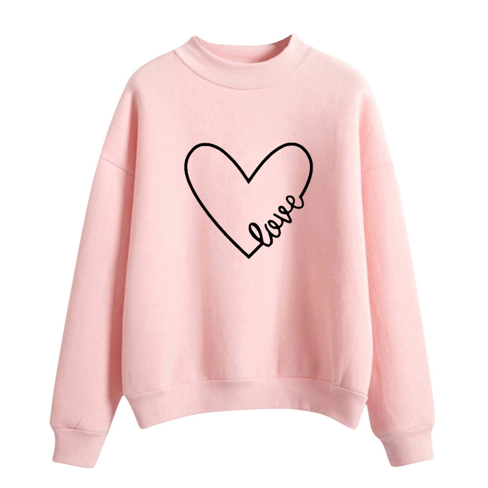Womens Clearance Big Sale Plus Size Womens Crewneck Sweatshirts 2023 Fall  Fashion Casual Oversized Long Sleeve Pullover Sweater Tops for Teen Girls  Black at  Women's Clothing store
