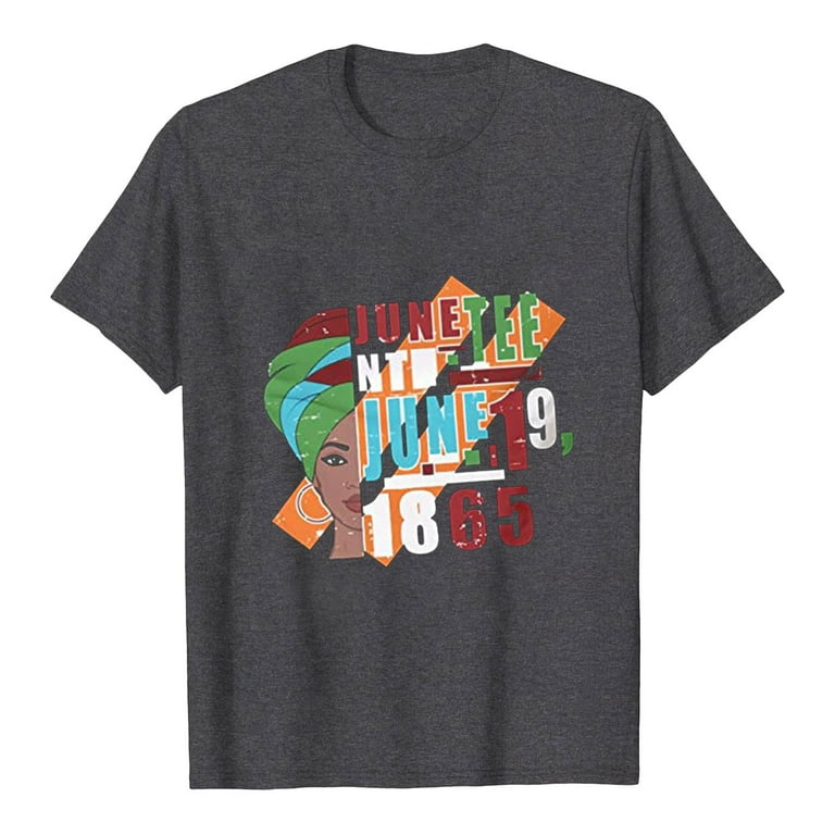CYMMPU Women's Short Sleeve Summer Basic Tees Vintage Round Neck
