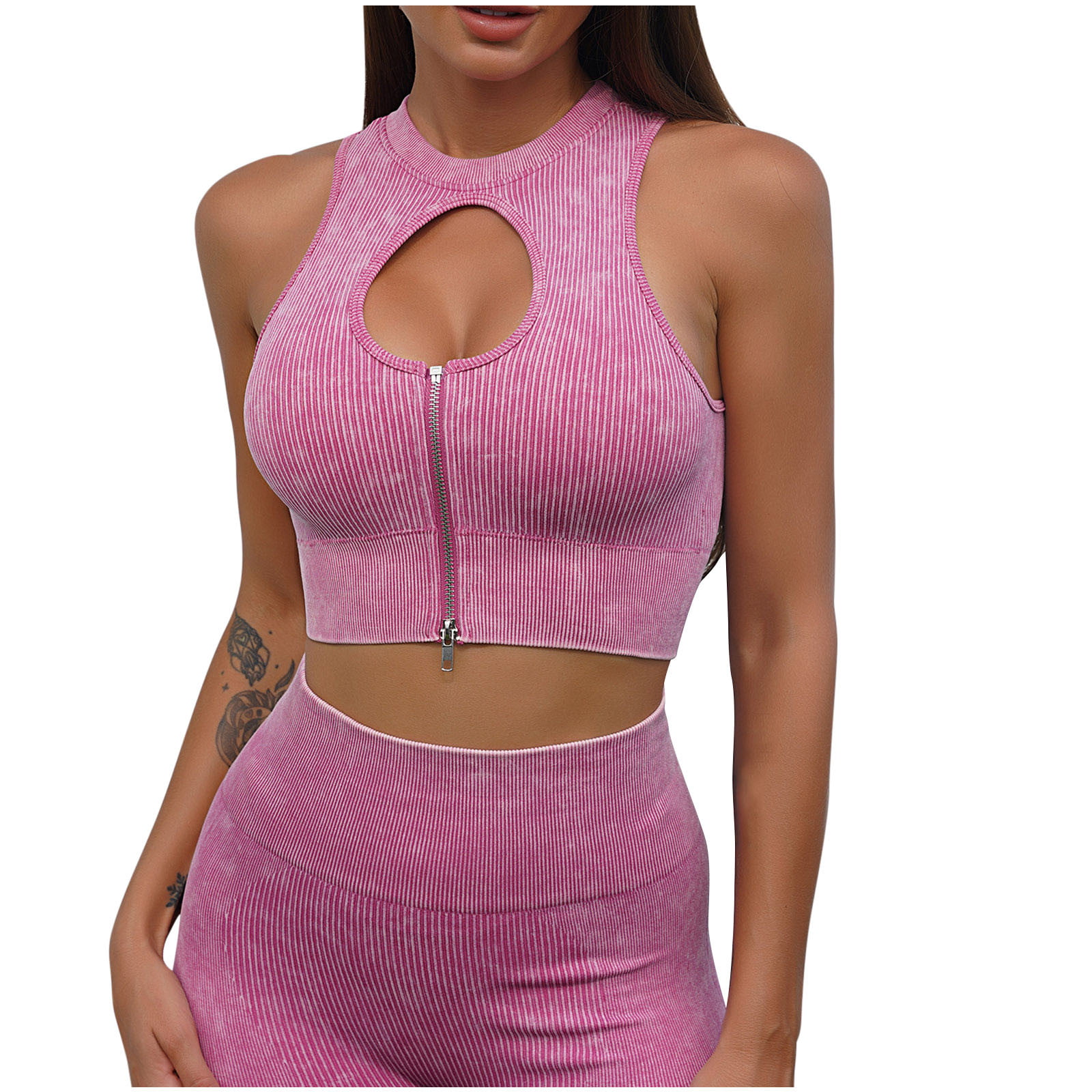 Boladeci Tank Tops for Women Summer Fall Tie Back Fitted Knot Front  Sleeveless Casual Workout Gym Ladies Crop Yoga Shirts Purple Size XS :  : Clothing, Shoes & Accessories