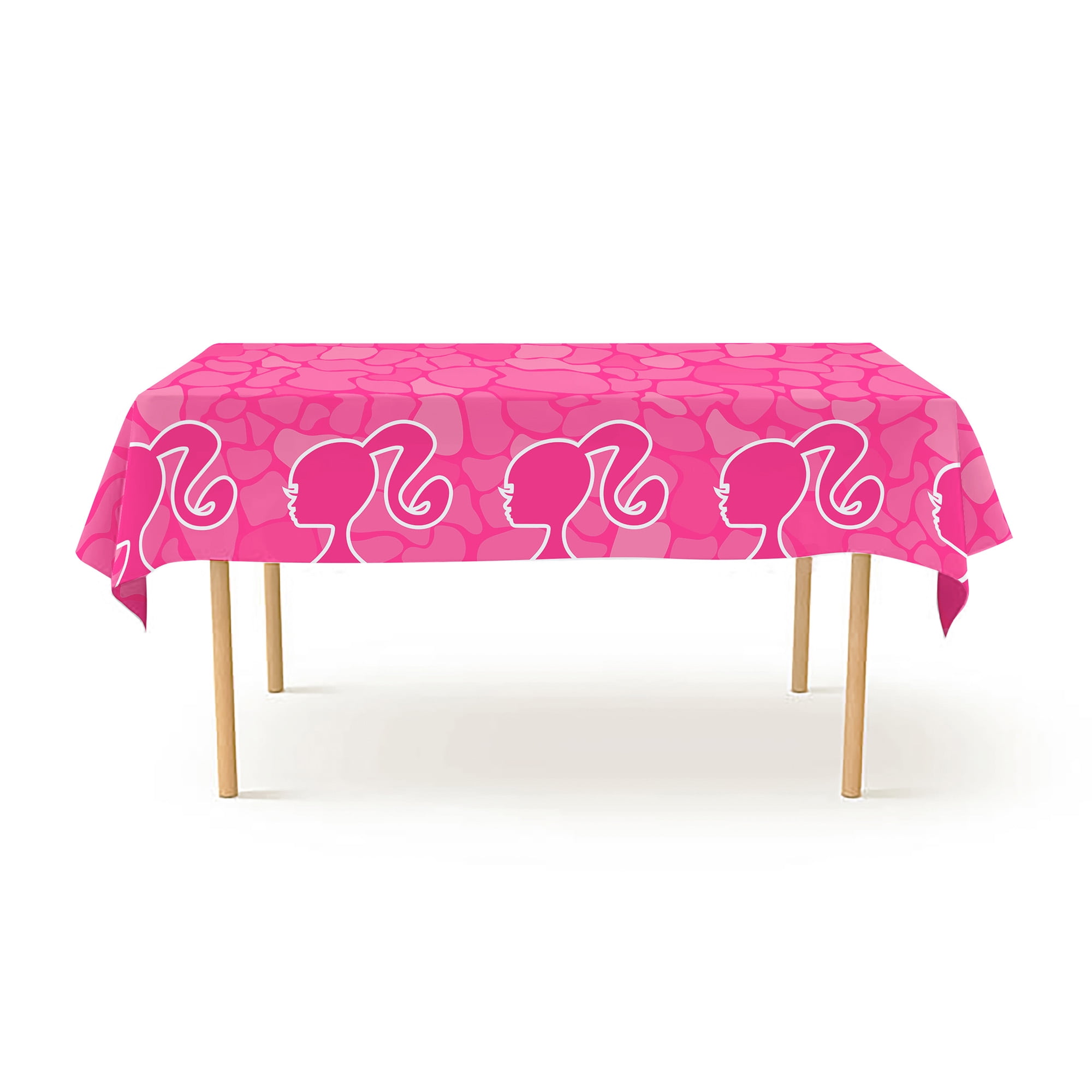CYMYLAR Pink Paper Tablecloth, Tablecloth Disposable,Birthday Party