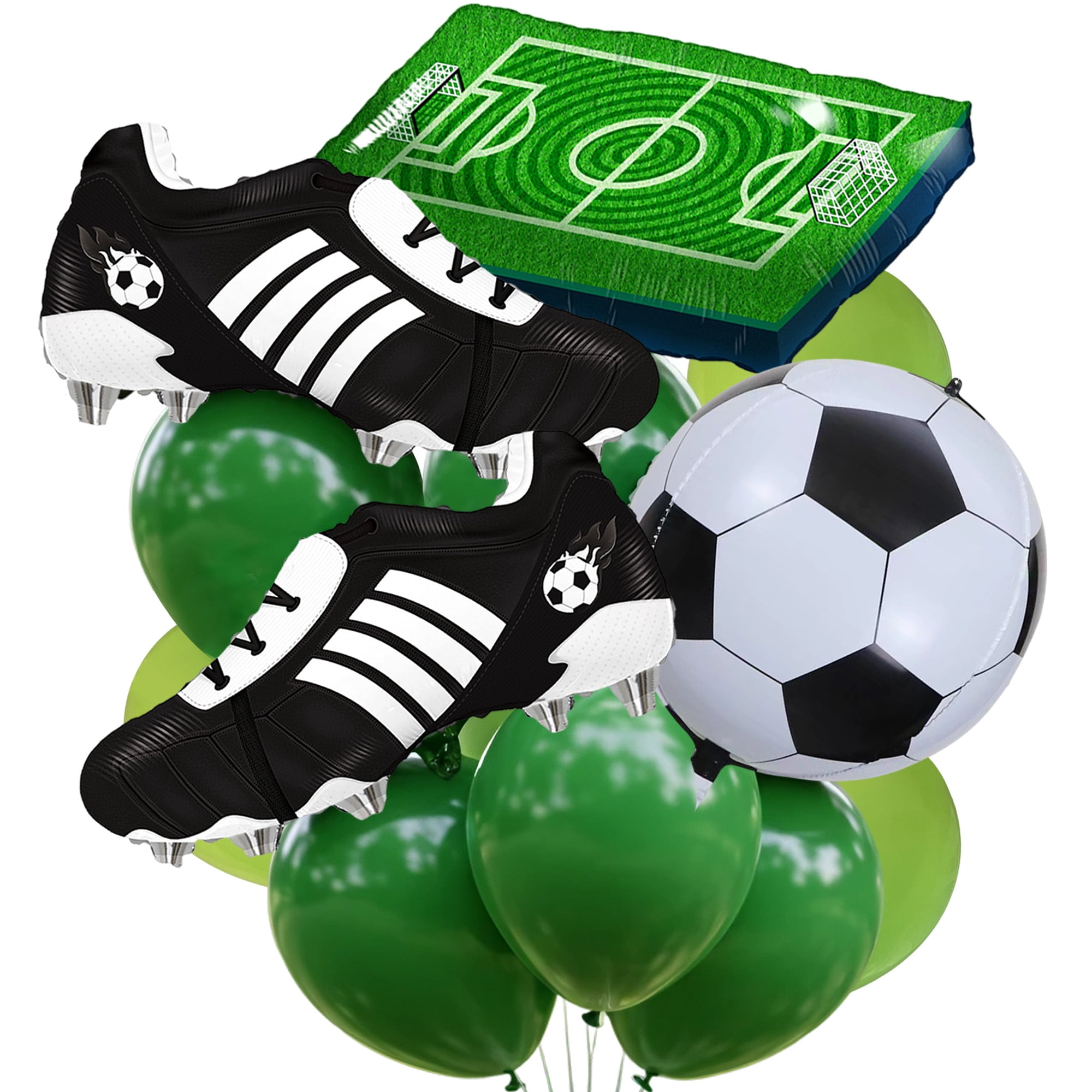 CYMYLAR Soccer Party Balloons Kit - Football Theme Birthday Decorations for Kids Boys Girls