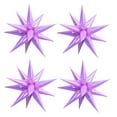 thumbnail image 1 of CYMYLAR Star Burst Balloon,26 "Rainbow Fantasy Purple Exploding Star Foil balloon, Suitable for Baby Shower Birthday Wedding Party Decoration（48pcs）, 1 of 5