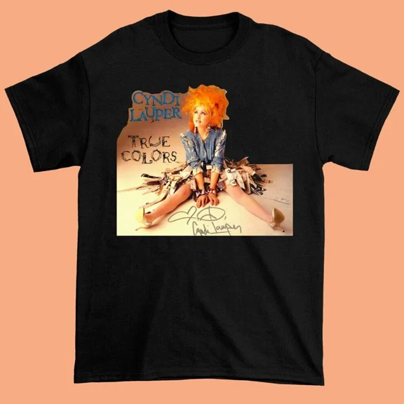 CYNDI LAUPER World Tour Cotton Short Sleeve Unisex All Size S-5XL Shirt