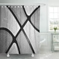 thumbnail image 1 of CYNLON Black Basketball White Macro Photography Sports Ball Bathroom Decor Bath Shower Curtain 60x72 inch, 1 of 1