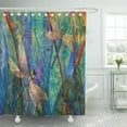 thumbnail image 1 of CYNLON Blue Dragon Colorful Dragonflies Fly Dragonfly The Flies Damselfly Bathroom Decor Bath Shower Curtain 66x72 inch, 1 of 1