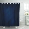 thumbnail image 1 of CYNLON Corporate Black Elegant Abstract Blue Silver Metal Pattern Light Bathroom Decor Bath Shower Curtain 60x72 inch, 1 of 1