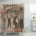 thumbnail image 1 of CYNLON Cowboy Vintage Western King of The Rodeo Movie Cowgirl Bathroom Decor Bath Shower Curtain 60x72 inch, 1 of 1
