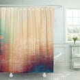 thumbnail image 1 of CYNLON Creative Vintage Composition Patterns Yellow Beige Blue Red Bathroom Decor Bath Shower Curtain 60x72 inch, 1 of 1