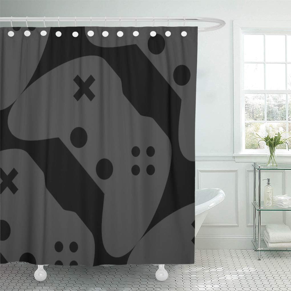 CYNLON Games Video Game Controller Nerd Nerdy Dork Geek Bathroom Decor