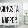 thumbnail image 1 of CYNLON Home Gangsta Napper Room Dorm Naps Bathroom Decor Bath Shower Curtain 60x72 inch, 1 of 1
