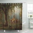 thumbnail image 1 of CYNLON Landscape Departure of War Party 24X18 Washington The Bathroom Decor Bath Shower Curtain 66x72 inch, 1 of 1
