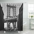 thumbnail image 1 of CYNLON River Brooklyn Manhattan Bridge New York USA NYC Big Bathroom Decor Bath Shower Curtain 66x72 inch, 1 of 1