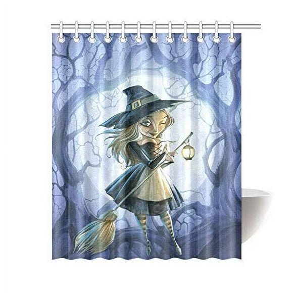 CYNLON Witch Bathroom Bathroom Decor Bath Shower Curtain 60x72 inch