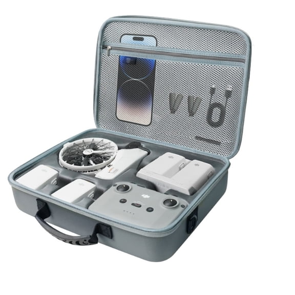 CYNOVA Carrying Case for DJI Flip Drone – Waterproof Shockproof Hard Shell Travel Storage Bag with Custom Foam Compartments, Fits DJI RC2 & RC-N3 Controllers