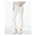 thumbnail image 1 of CYNTHIA ROWLEY Womens White Embroidered Jeans 12, 1 of 4