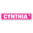 thumbnail image 1 of CYNTHIA Street Sign Childrens Name Room Sign | Indoor/Outdoor |  18" Wide, 1 of 5